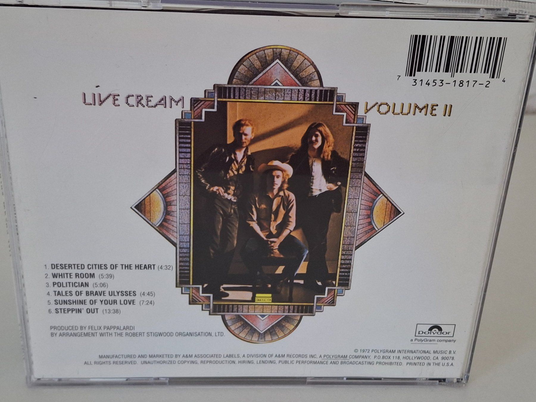 CDs: CD Cream - Live Cream Volume II – Gebraucht aus Aarberg von Jackup1 1
