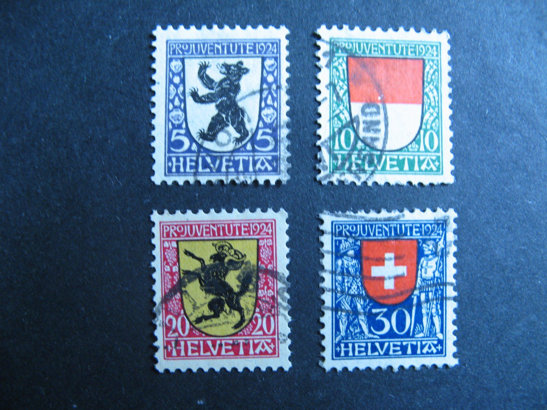 Tutti i francobolli: PJ 1924 Satz gestempelt 2 – Usato da Frauenfeld venduto da Interessent1