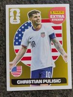Panini Extra Sticker  Pulisic Gold, Silber, Bronze lila