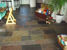 Bodenplatten, Buntschiefer / Fevistone / Peacock, pro m2