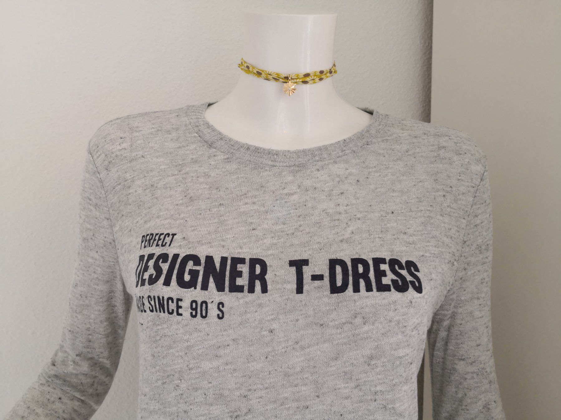 Mango Kleider: 🤩MANGO LANGARM STRICK-PULLOVER-KLEID GRAU&DRUCK & ARMANI P. – Gebraucht aus Olten von Naja-Twins-Twins 7
