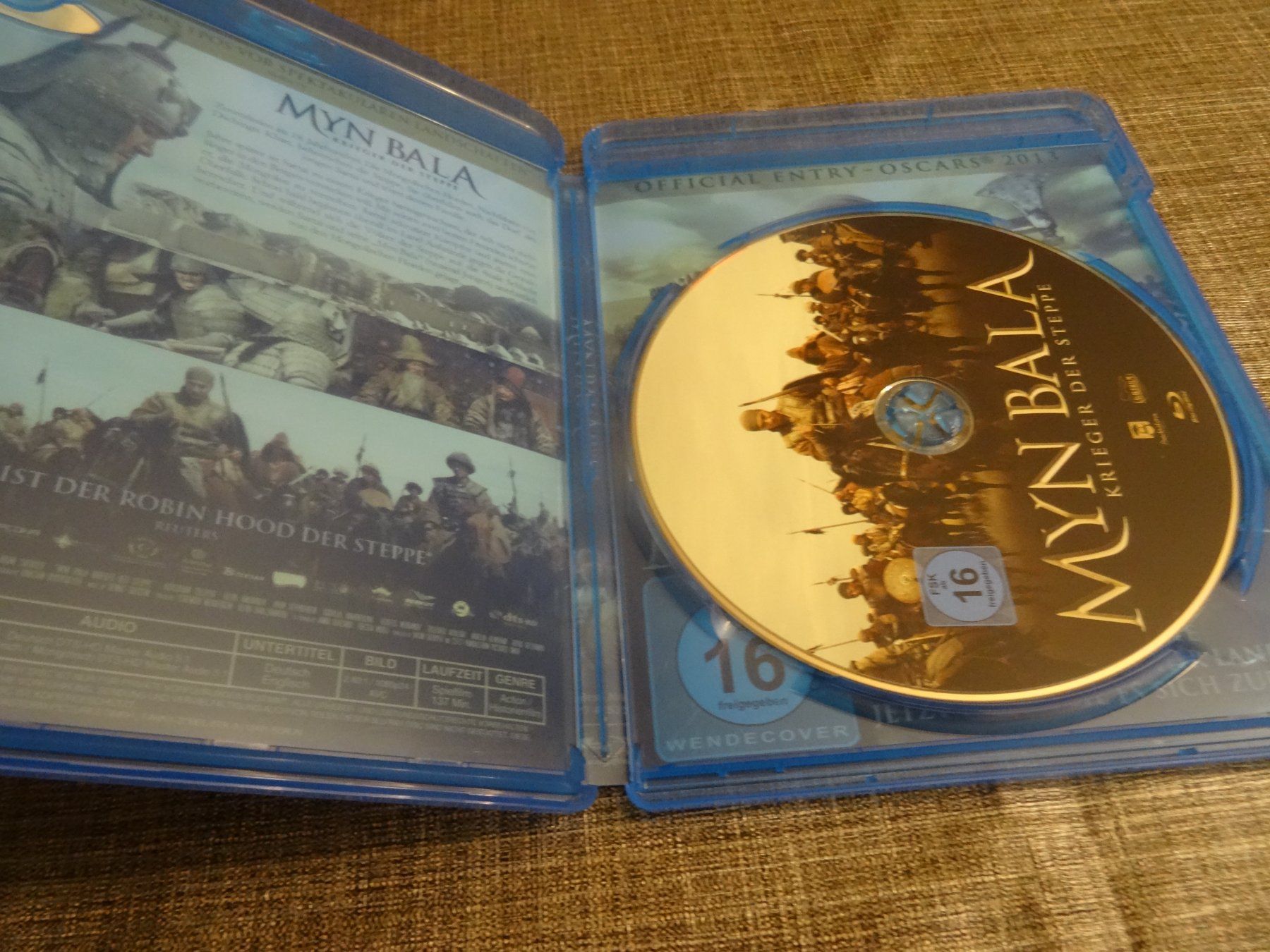 Alle DVDs: Myn Bala - Krieger der Steppe BLU-RAY – Gebraucht aus Olten von Disc-Verkauf 1