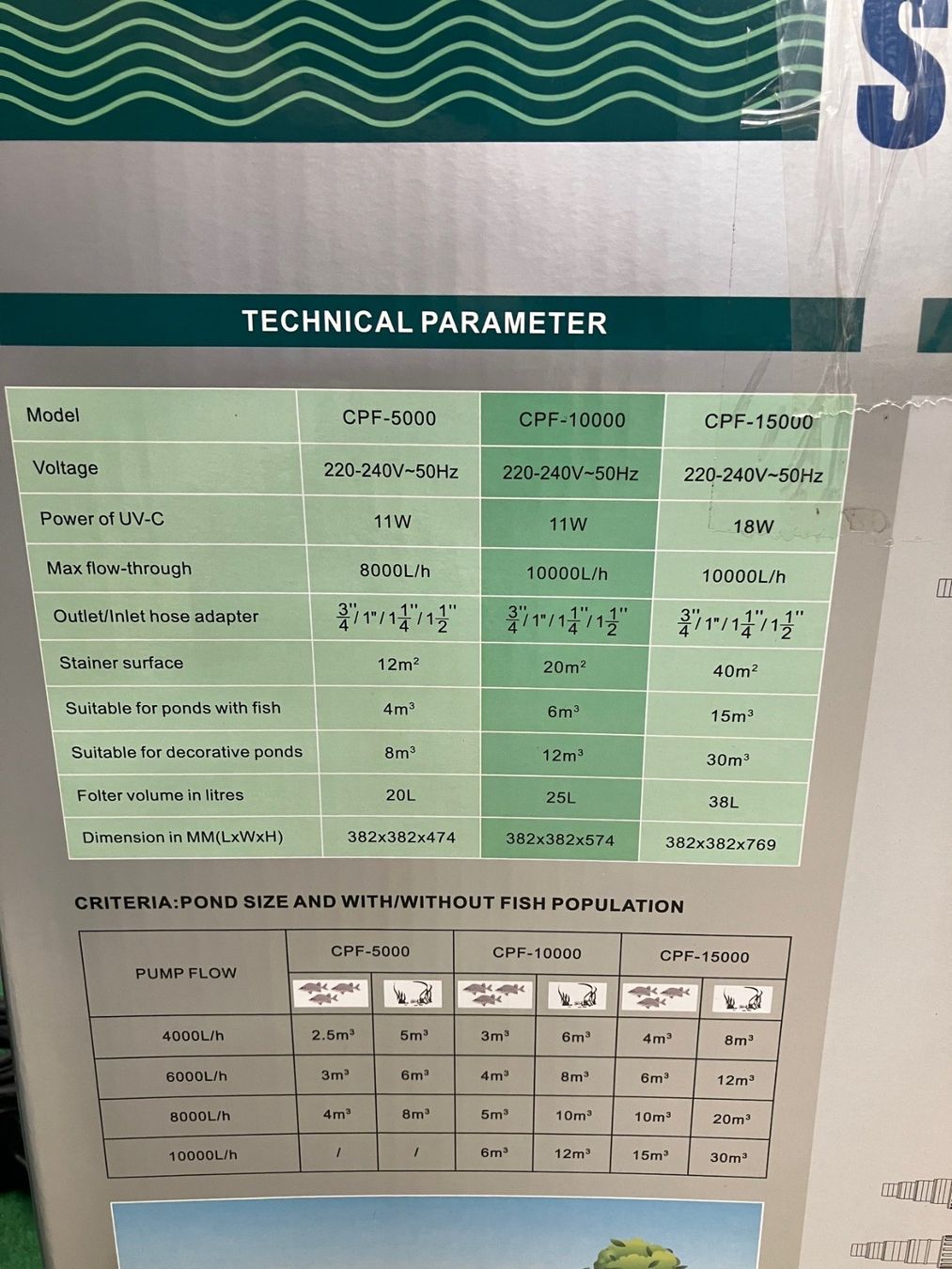 Altro: Teichfilter CPF10000 – Nuovo (secondo la descrizione) da Schinznach Dorf venduto da koi-breeder 2