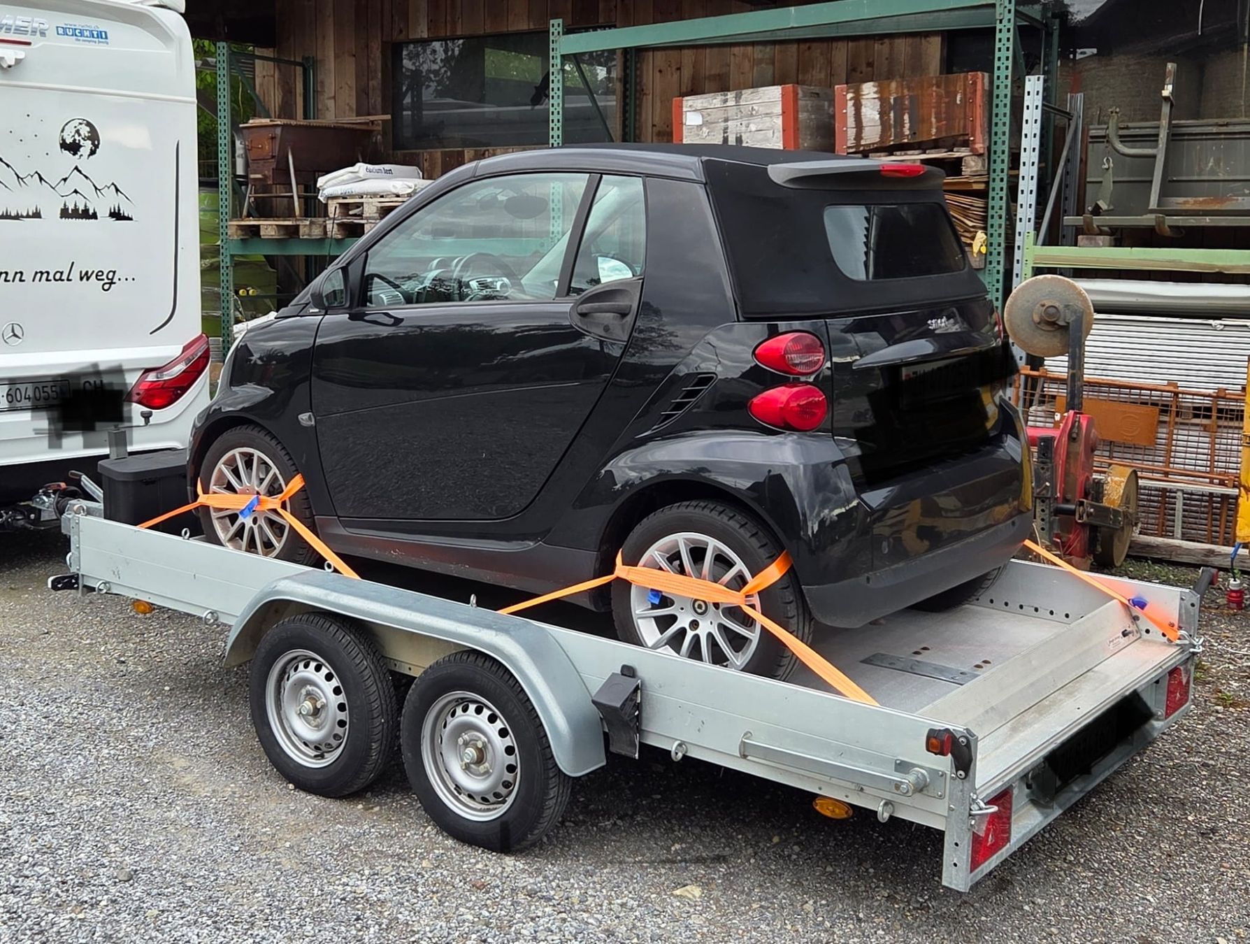 Veicoli da campeggio: Smart mit passendem Anhänger wochenweise zu vermieten – Usato da Oetwil am See venduto da Aeschbi