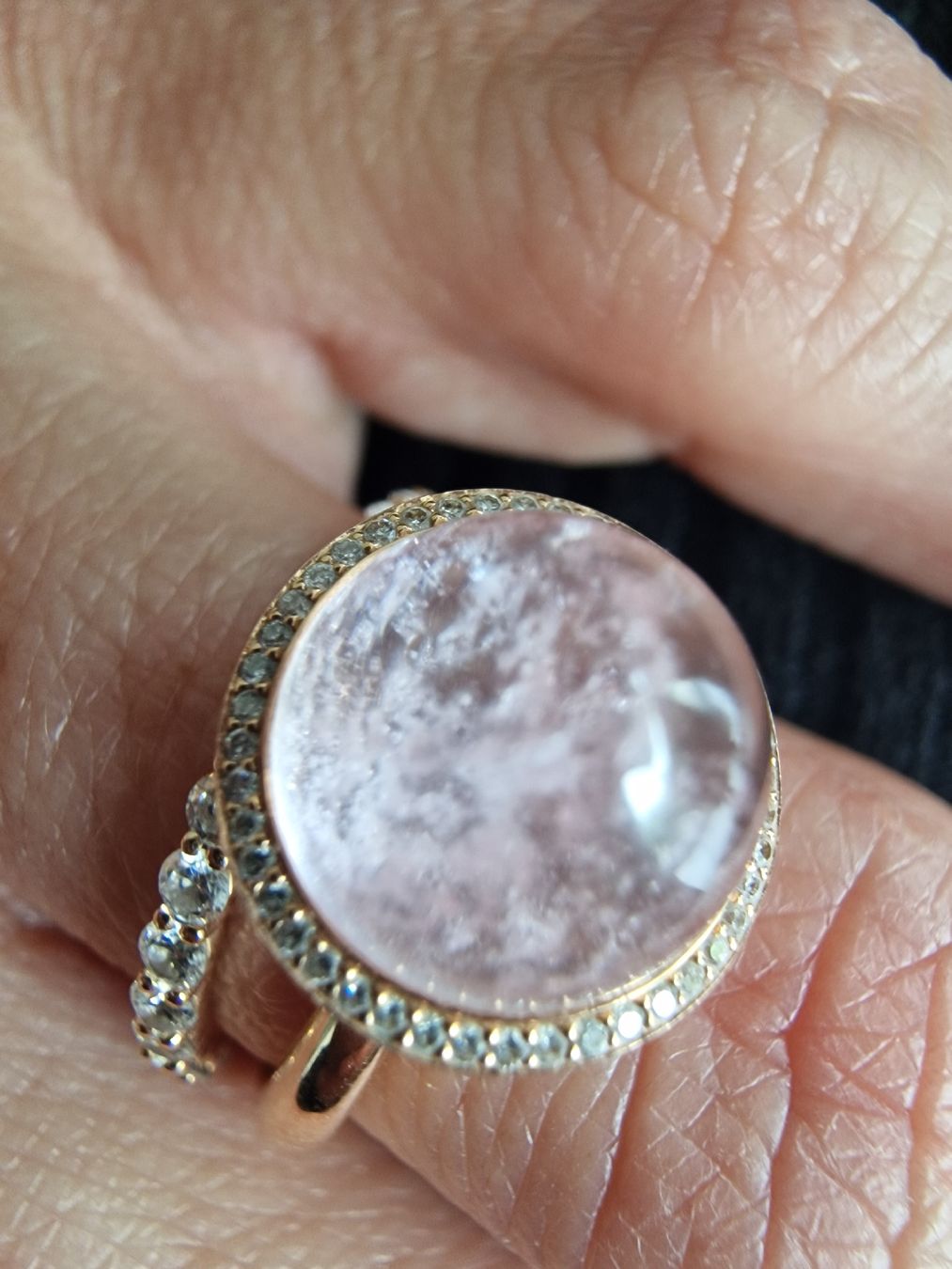 Ringe: Moganit Ring mit Diamanten – Gebraucht aus Widnau von Grisli07 3