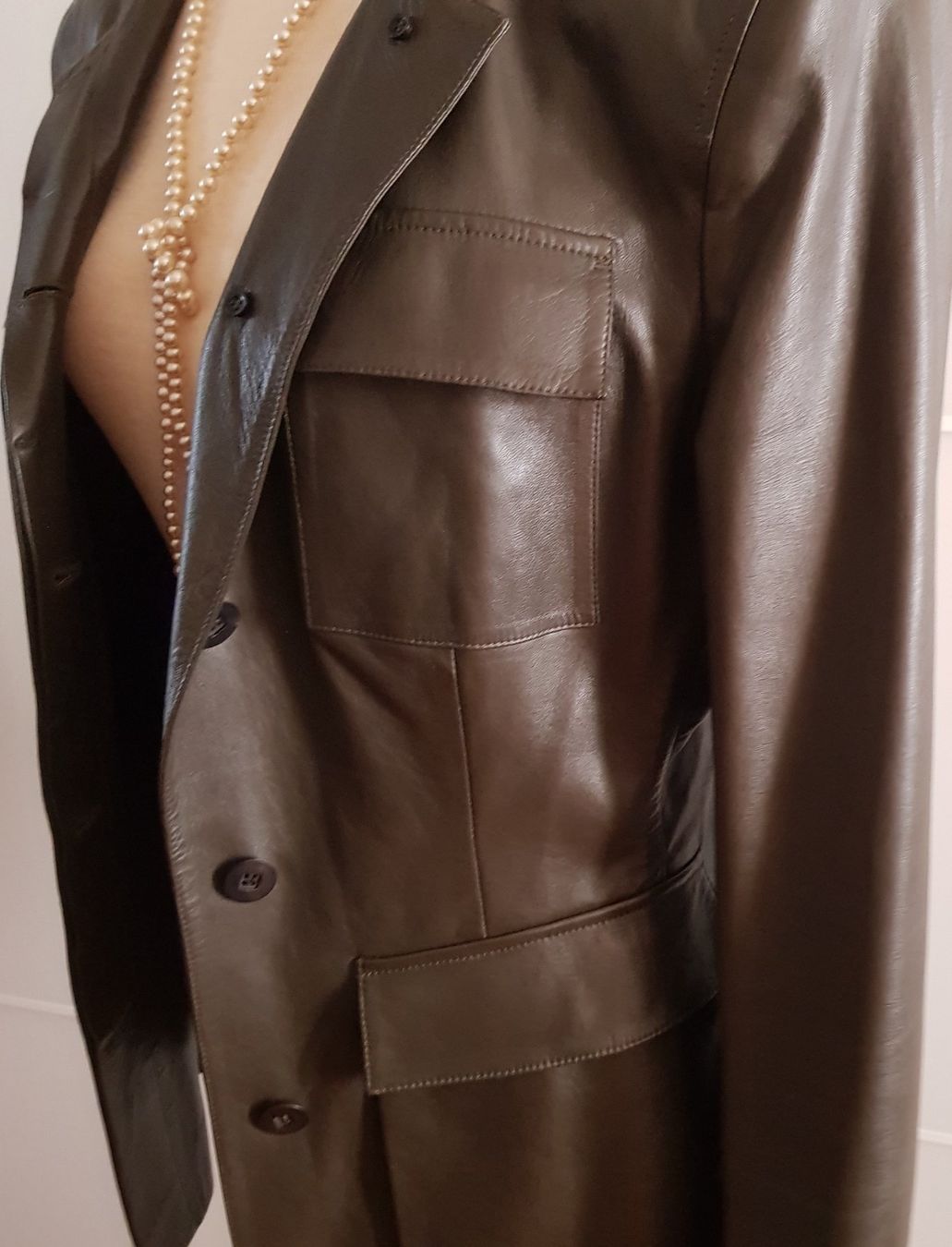 Gucci Giacche: WUNDERSCHÖNE GUCCI-VINTAGE Lederjacke – Nuovo (secondo la descrizione) da Olten venduto da Magnum2001 3