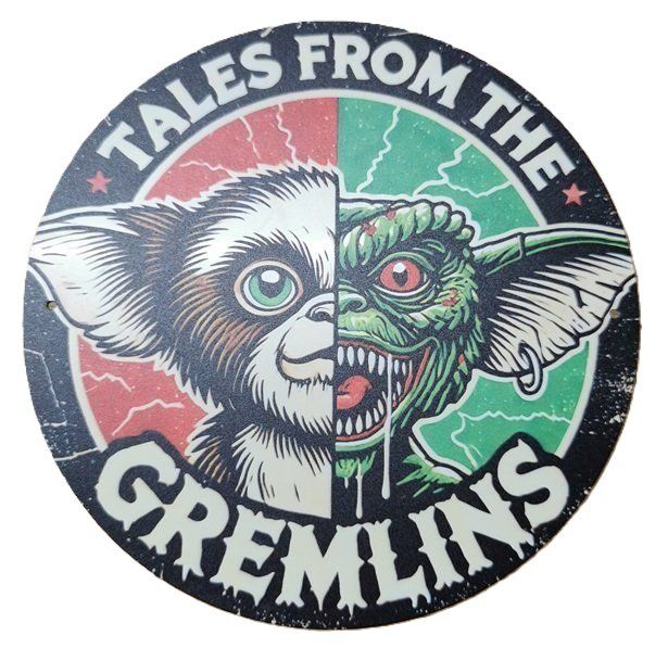 Insegne: GREMLINS - Blechschild  (neu/OVP) – Nuovo e nell'imballaggio originale da Wilen b. Wollerau venduto da morethanmusic