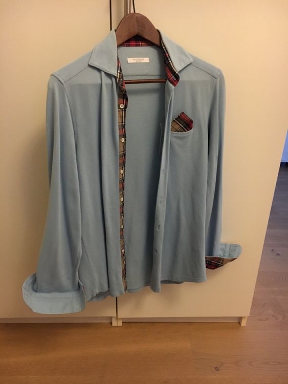 Chemises: Ab 16.- Antonelli (since 1976) Hemd Hellblau S – D'occasion à Cureglia par VintageCoinCollect91