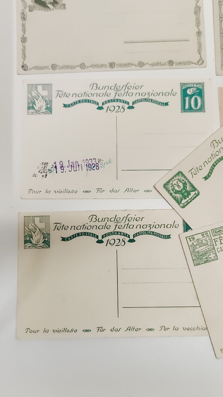 Cartoline postali: Antike Ansichtskarten Bundesfeier 20er Jahre (S8) – Usato da Neuenhof venduto da SchnaeppliAllerlei 1