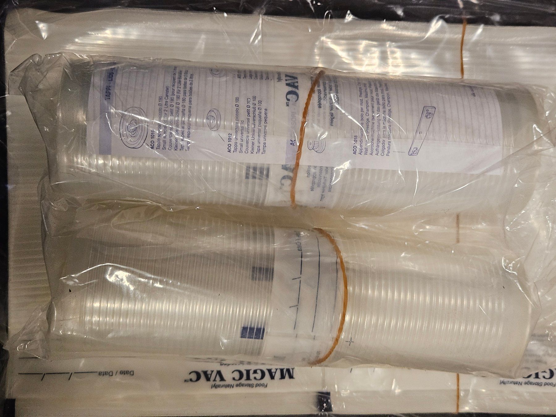Elettrodomestici da cucina: 2x Vakuumier Rollen 20cm 500cm MAGIC VAC Lebensmittelecht – Nuovo (secondo la descrizione) da Kloten venduto da Euroasia 1