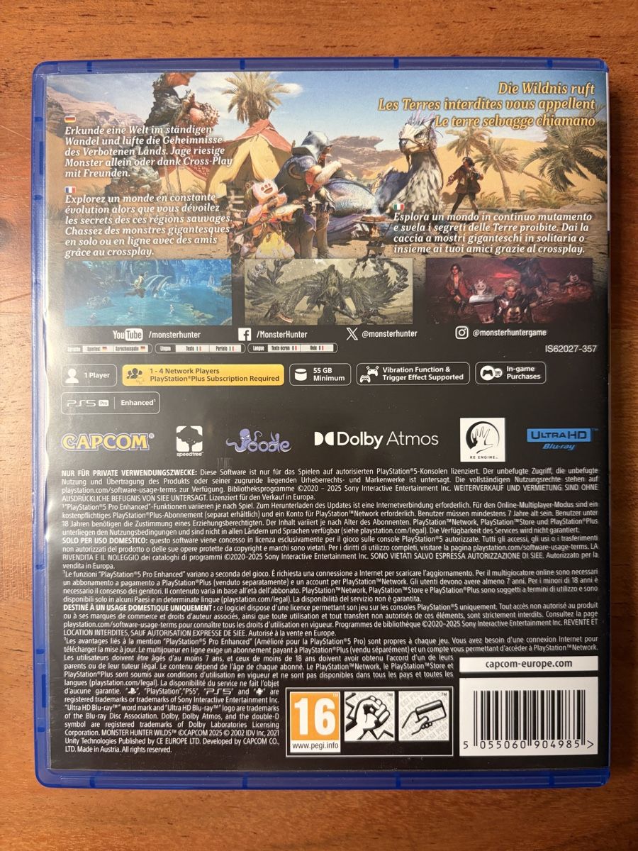 Sony Giochi: Monster Hunter Wilds (PS5) – Usato da Möhlin venduto da ToCoo 1