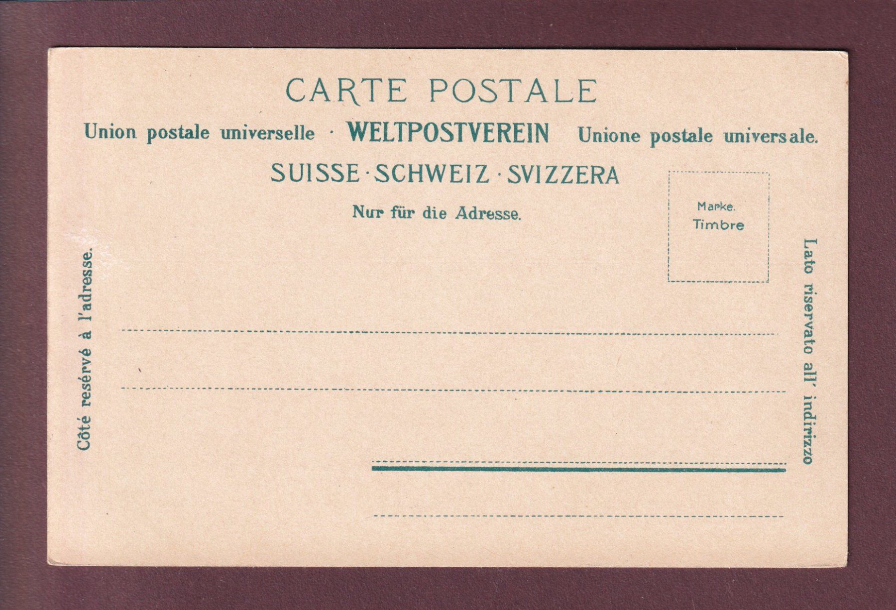 Cartoline postali: LUZERN - Promenade – Usato da Pully venduto da nicecards 1