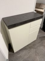 Robas Lund Atlanta Schuhschrank weiss/Beton inkl. LED-Set