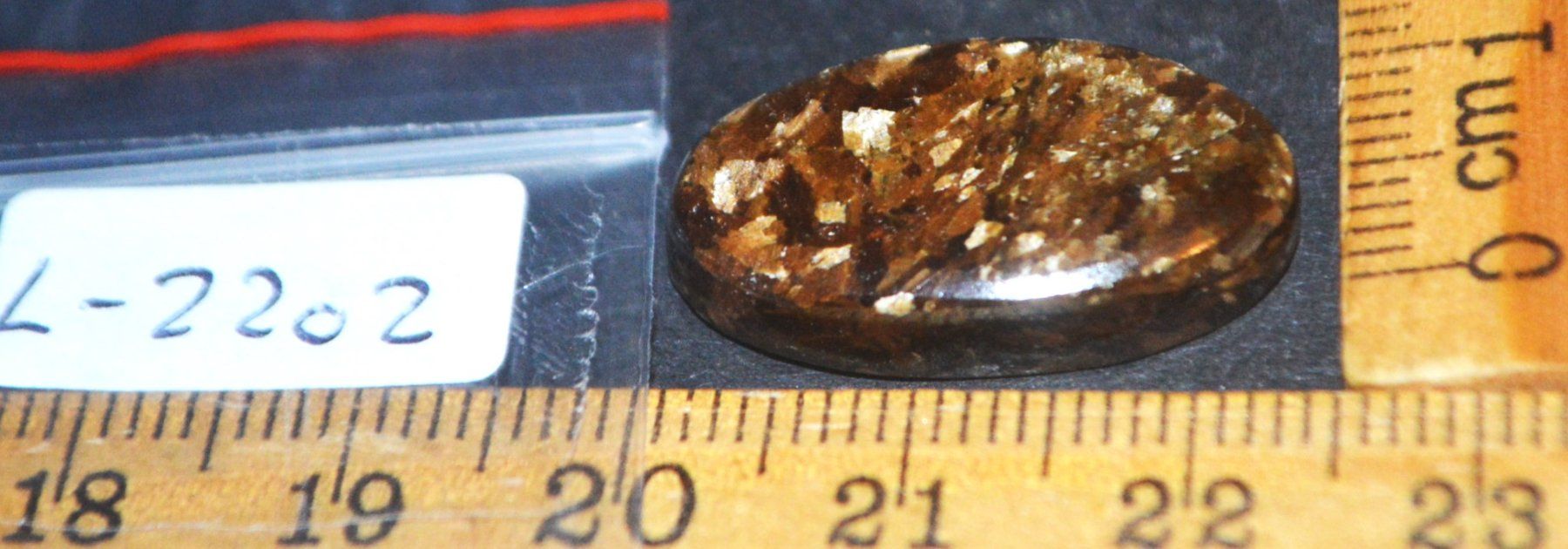 Minerali & Pietre curative: Cabochon L-2202 – Bronzit 23x12mm – Nuovo e nell'imballaggio originale da Goldiwil (Thun) venduto da han_v5b7 8