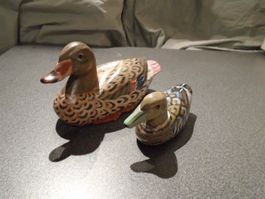 Enten 2 Stück, braun Töne