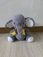 Häkel Elefant Kuscheltier sehr guter zustand