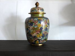 Vaso in cloisonnè cinese