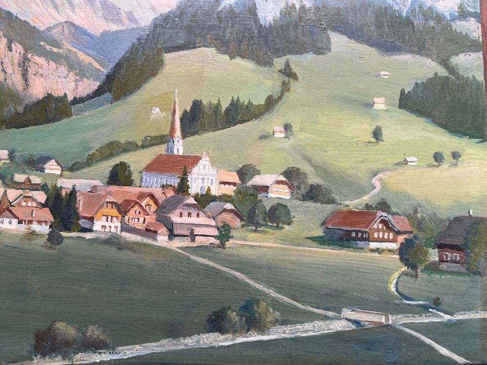 Dipinti: Gemälde - Edwin Glanzmann  / Entlebuch 1940 – Usato da Luzern venduto da Xzoro 4