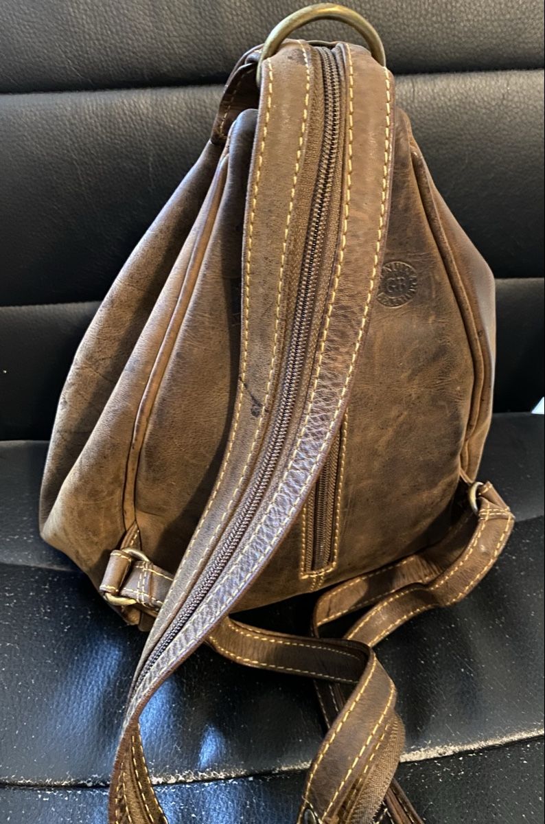 Rucksäcke: Leder Rucksack – Gebraucht aus Rheinfelden von Tigerlilli 2