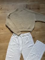 pull en laine beige, taille S 