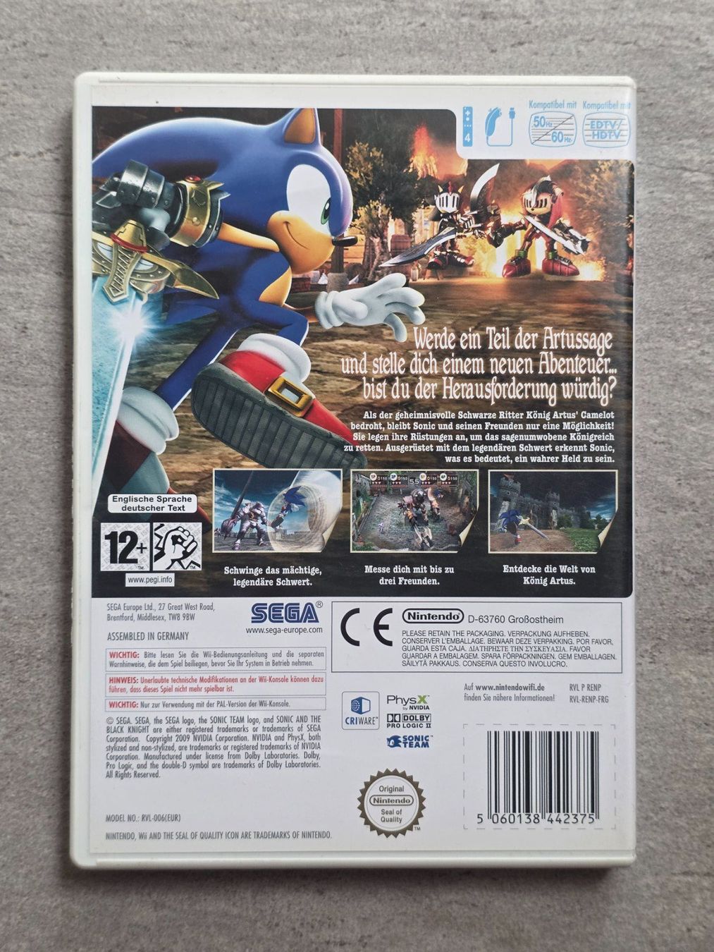 Nintendo Spiele: Nintendo Wii - Sonic und der Schwarze Ritter – Gebraucht aus Münchenbuchsee von RipiRip 2