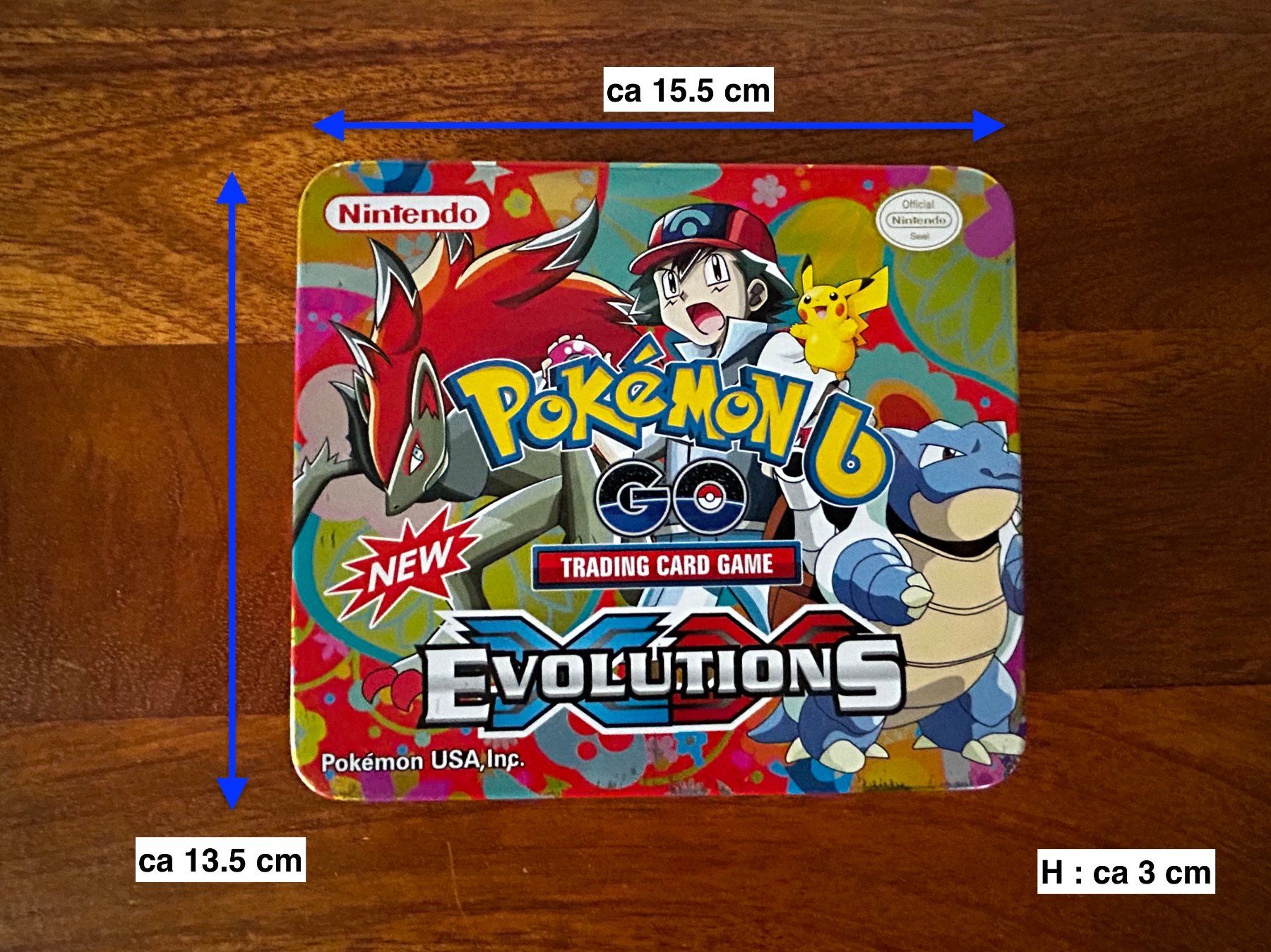 Altro in Decorazioni & Accessori: Pokémon GO Evolutions / Leere Blechdose (Sammlerbox) No.2 – Usato da Dietlikon venduto da Mankai 9