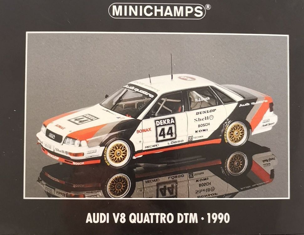 Maquette 1/43 Provence Moulage K522, Audi V8 Quattro DTM 1990, Pilote Stuck, Rare