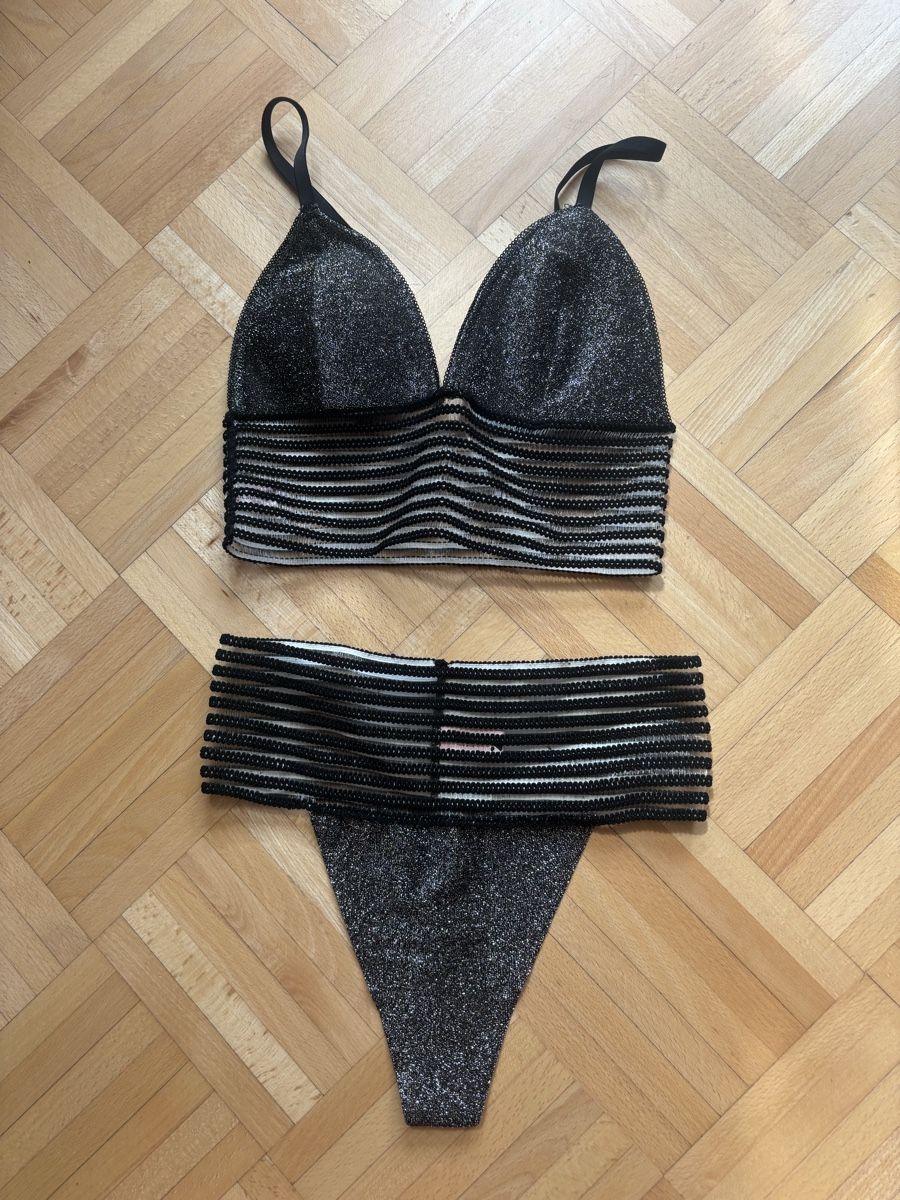 Sonstige Unterwäsche: Set black/silver, size S, Summer must have! – Neu und originalverpackt aus Genève von Bella_909