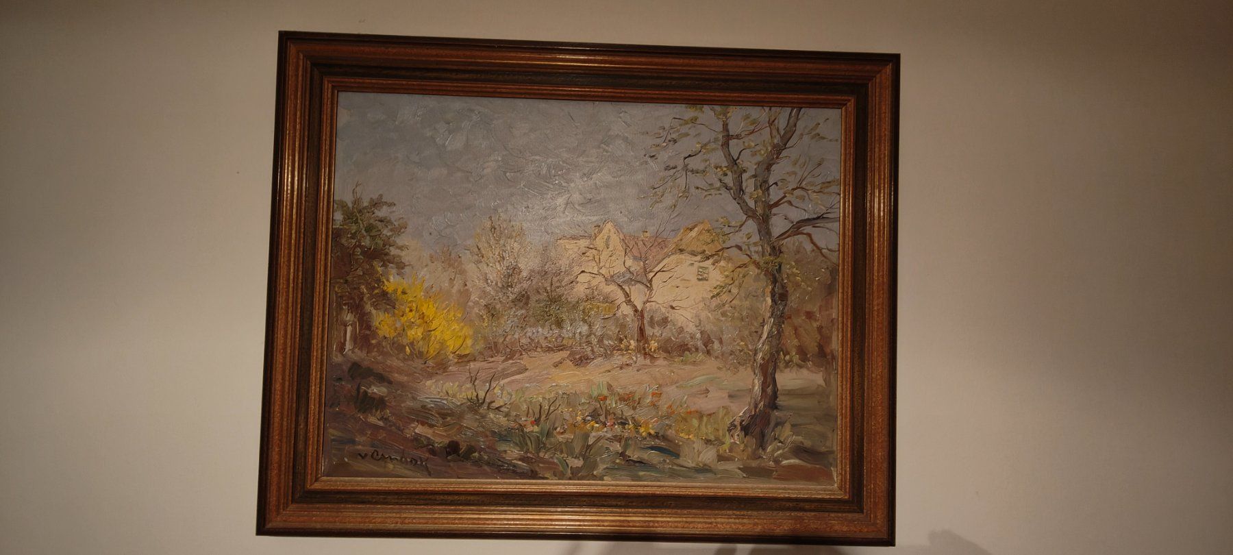 Gemälde: Gartenlandschaft, Ludwig von Andok – Gebraucht aus Zürich von castraregina 2