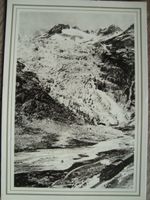 Rhonegletscher mit dem Belvédère und der Furka-Oberalp-Bahn