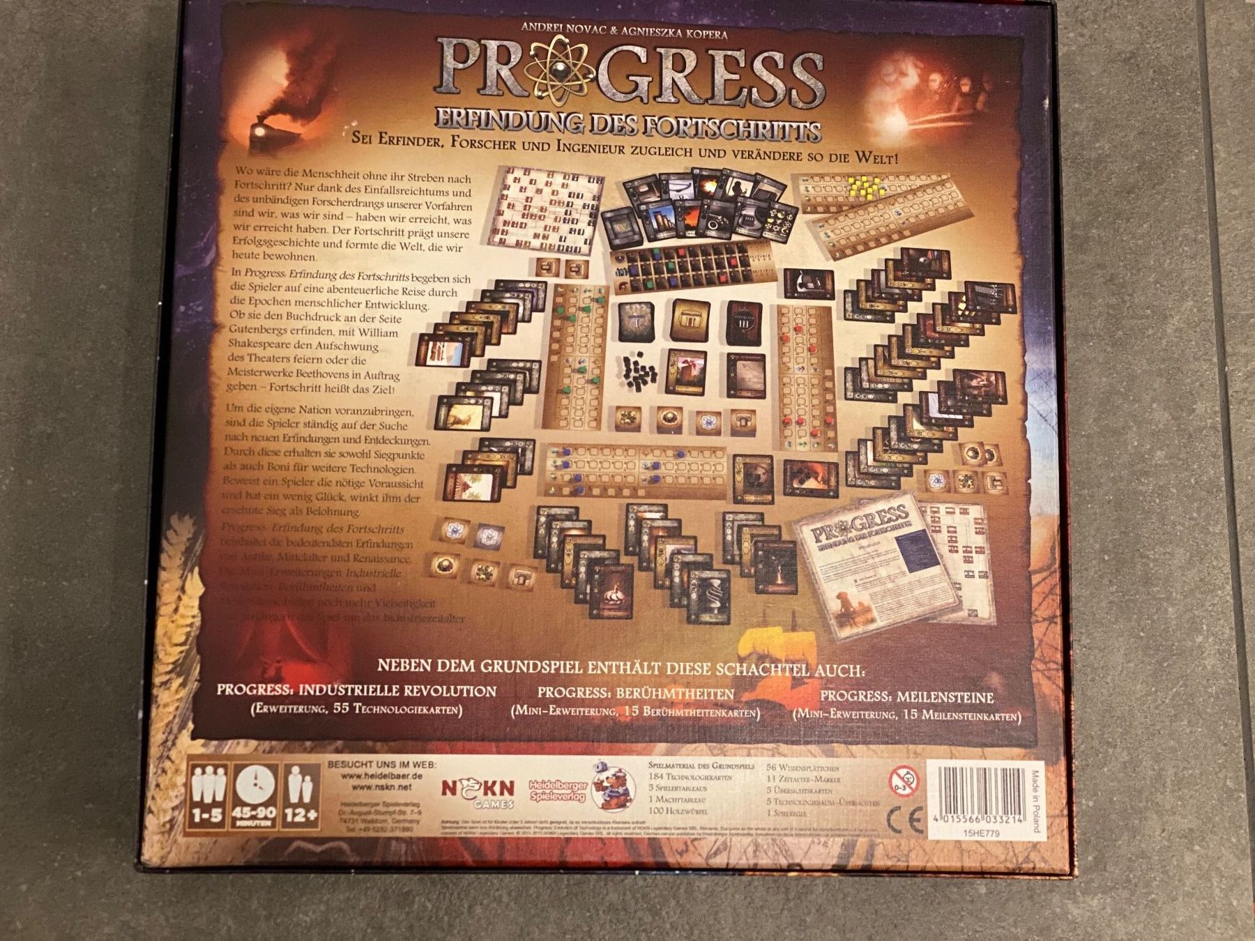 Spiele: PROGRESS - Brettspiel – Gebraucht aus Au (ZH) von Thanks 1