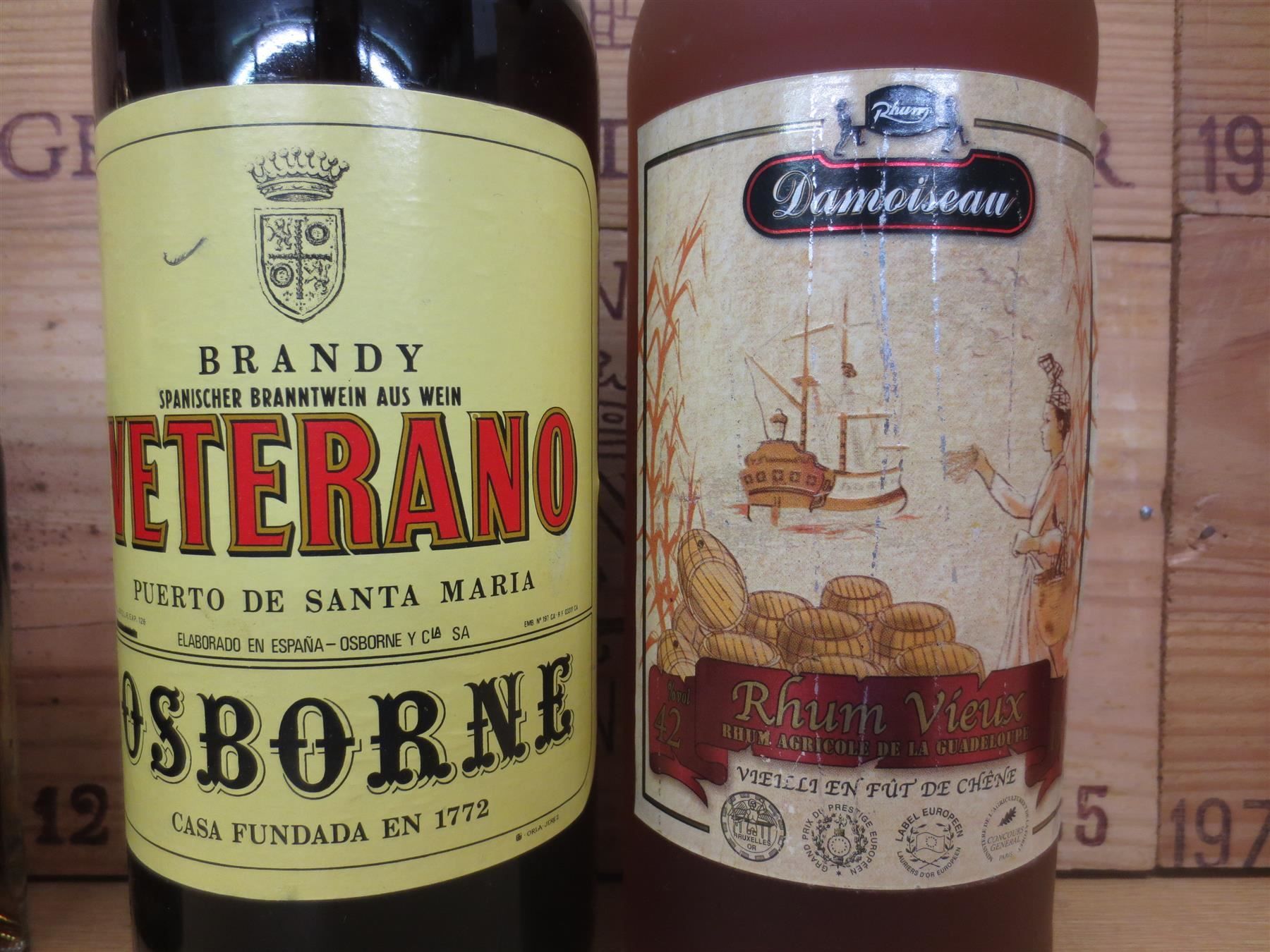 Bevande alcoliche: 5 Fl. Rum/ Brandy (Lot 894) – Nuovo (secondo la descrizione) da Schöftland venduto da Luxury-Store 3