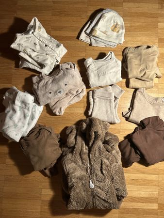     Baby Herbst-Kleiderpaket Gr. 50/56 21-teilig 
