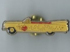 "Just Married" Auto, Pin