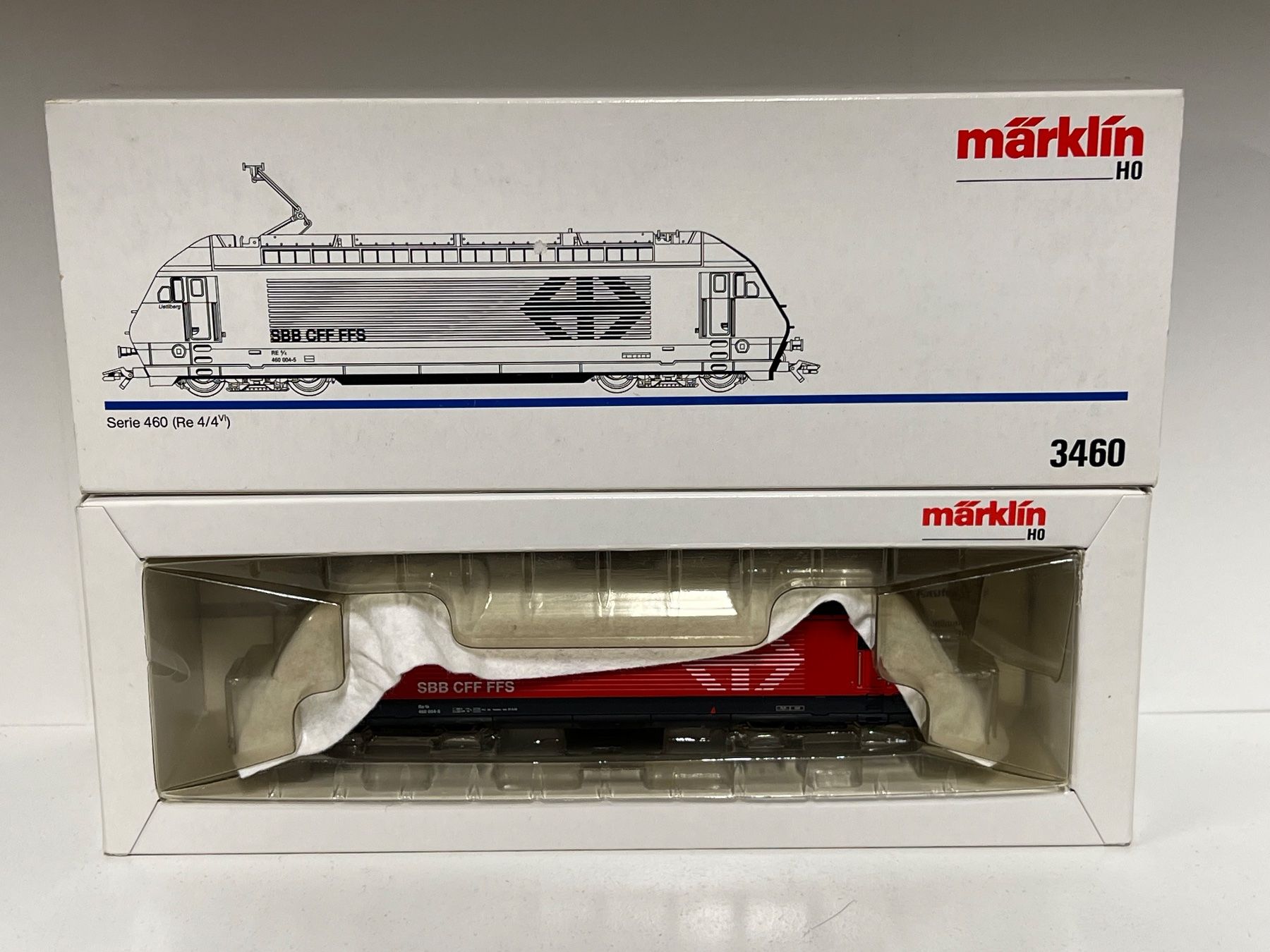 Märklin Modellini di ferrovie: Märklin SBB CFF FFS Re 460 3460 H0 AC – Usato da Geroldswil venduto da TopTrain54 8