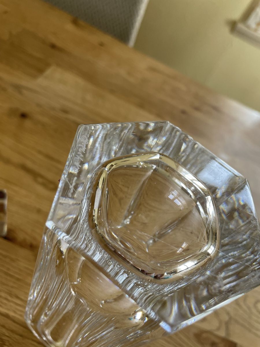 Caraffe: Schwere Kristall Karaffe Orrefors Sweden – Usato da Flawil venduto da Naphtali 7