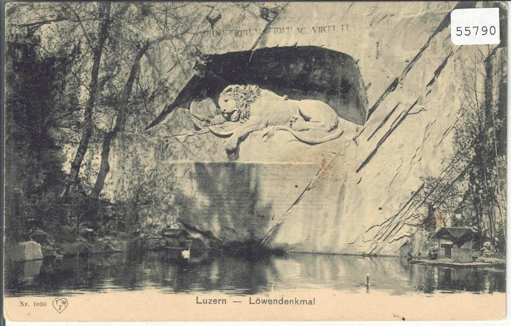 Cartoline postali: Luzern - Löwendenkmal – Usato da Ettingen venduto da Kartenplanet