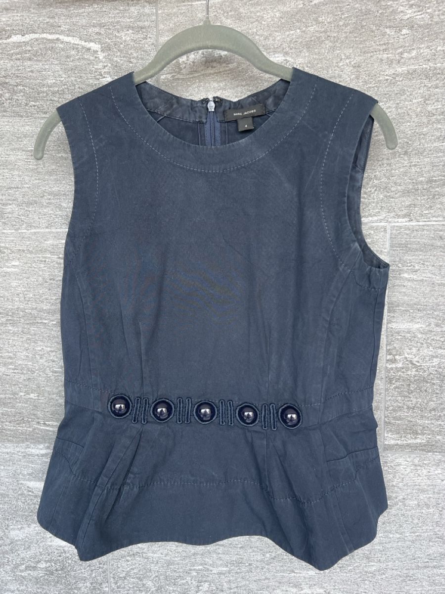 Marc Jacobs Tops: Marc Jacobs 100% cotton blaues Top – D'occasion à Luzern par TIsabel 3