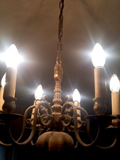 Kronleuchter & Deckenlampen: Lustre – Gebraucht aus Ponts-de-Martel von Henri-Louis 2