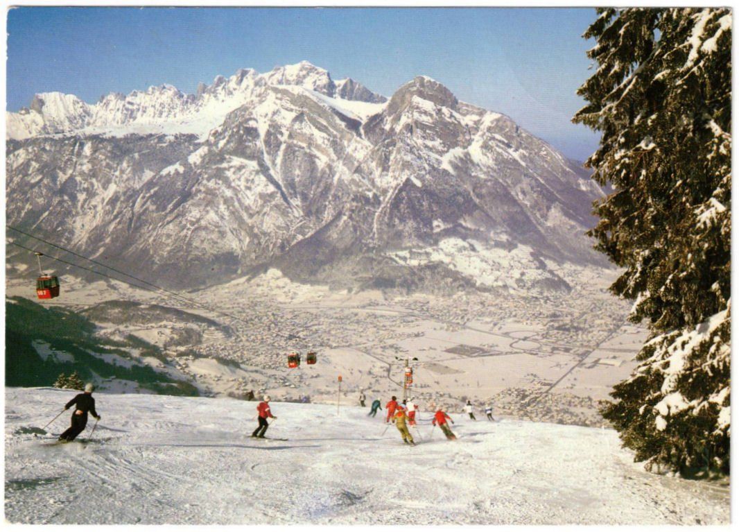 Cartoline postali: Wangs - Gondelbahn – Usato da Binningen venduto da Mountainrider