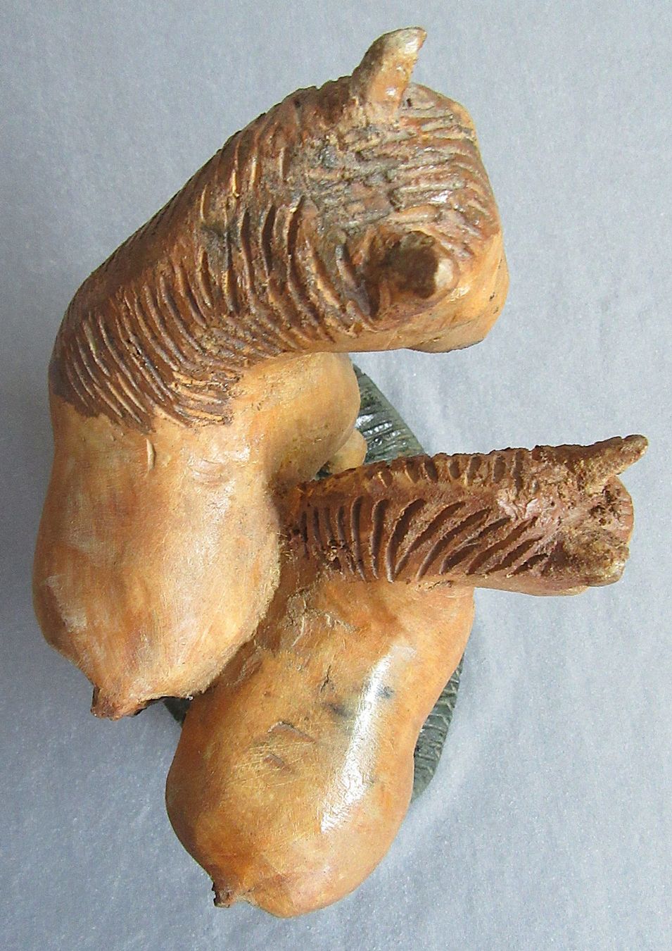 Statuette: Holzschnitzerei zwei Pferde - ab CHF 6.00 – Usato da Auenstein venduto da Padabimbim 7