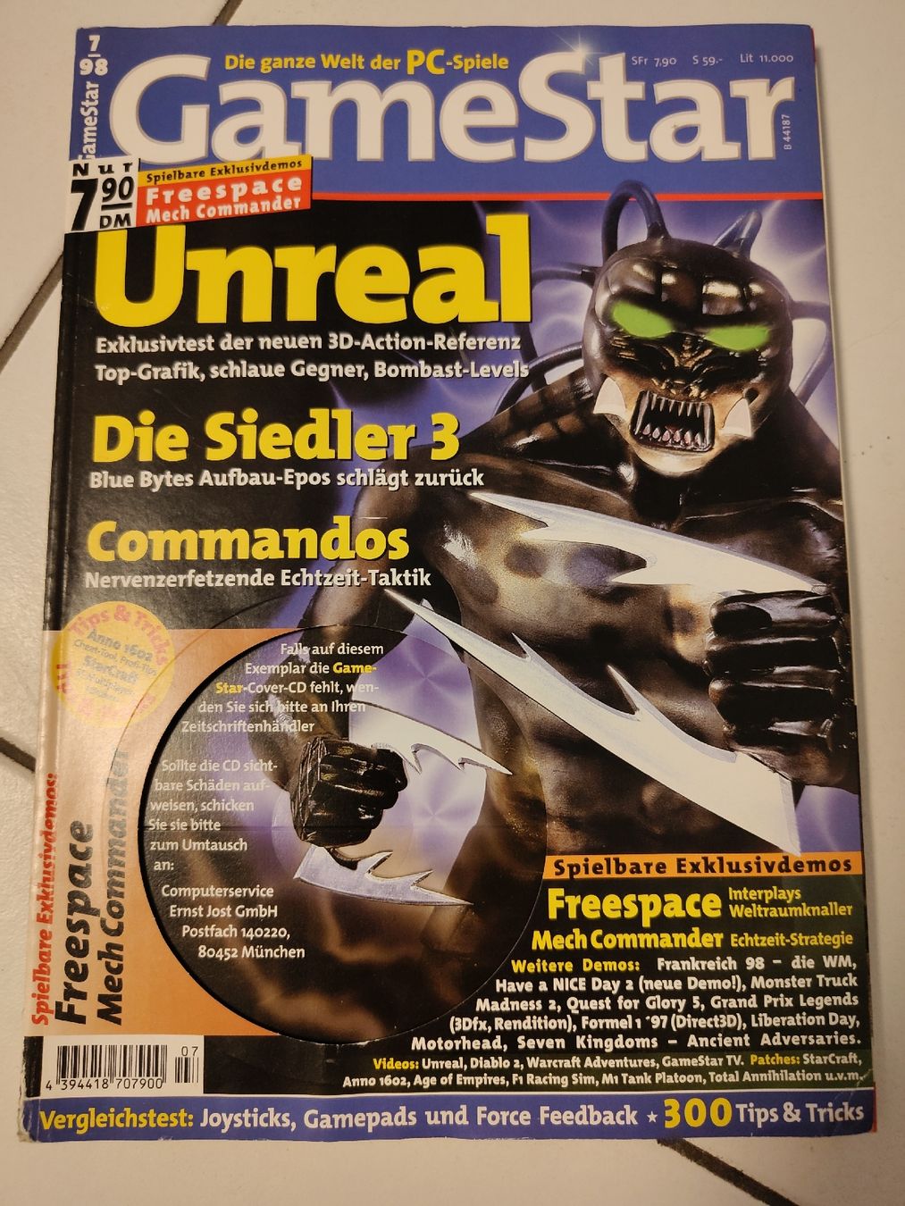 Riviste & Magazine: Gamestar 7/1998 – Usato da Gasel venduto da Realrumblejack