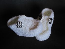 Babyschuhe Hand gehäkelt (0-6 Monaten)