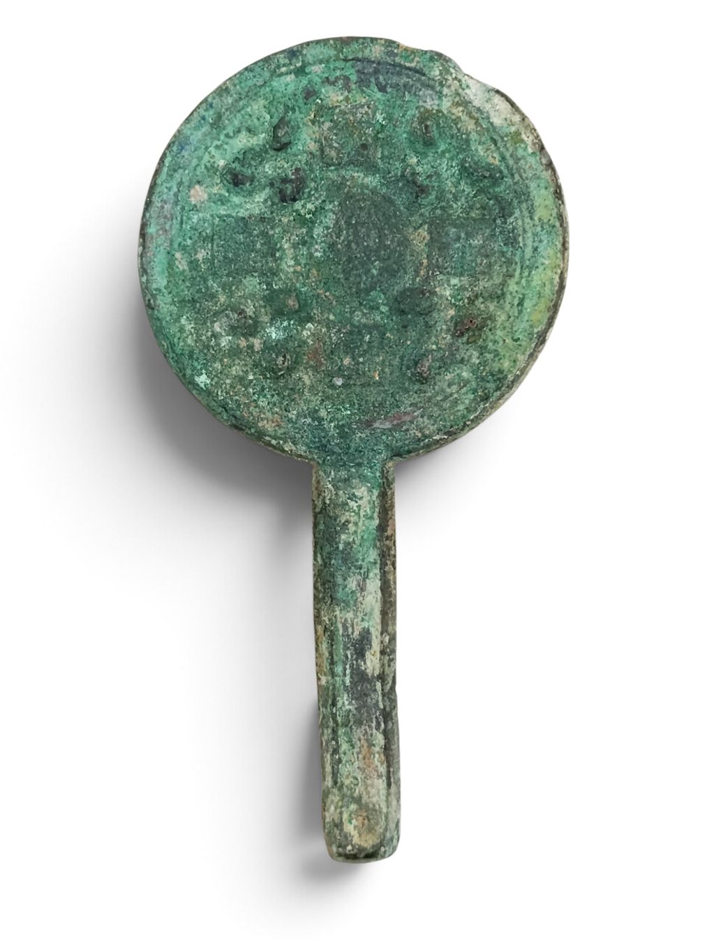 Statuette: Antiker chinesischer Bronze Spiegel  – Usato da Hochfelden venduto da Historium 4