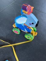 Nachziehtier aus Holz Koala bunt