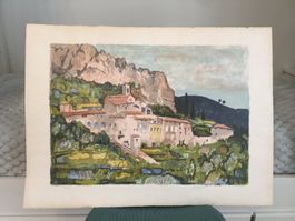 Fascinierte Litho Gross von  R.GFELLER  Signiert&Numeriert