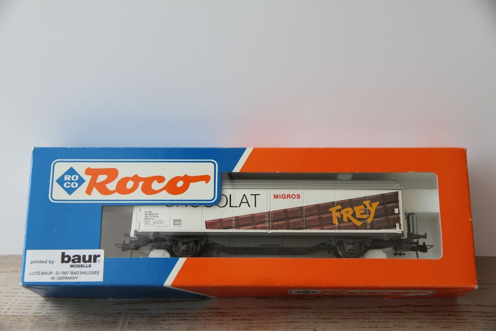 Roco, SBB, Güterwagen, Hbils-vy, Chocolat Frey, MIGROS, AC (Neu (gemäss ...