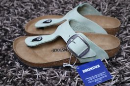 Birkenstock, Gizeh Big Buckle, Leder, Gr. 38, NEU