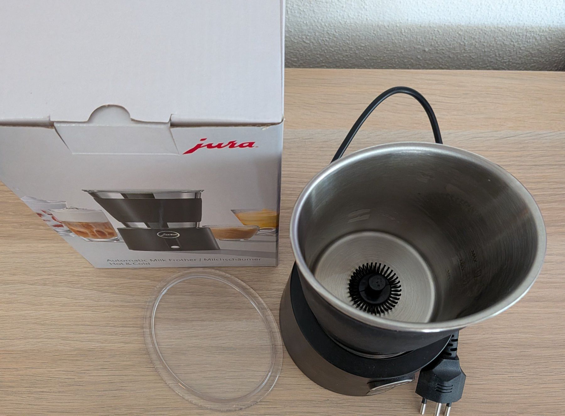 Jura Elettrodomestici da cucina: Milchschäumer Jura Automatic schwarz mit Originalverpackung – Usato da Zollikerberg venduto da rac_x6sq 3