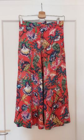 H&M jupe à fleurs multicolore